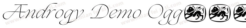 Androgy Demo Ogg字体转换